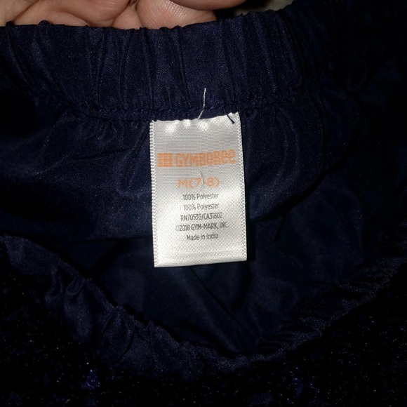 Gymboree sz 7/8 navy blue sequin skirt - Picture 4 of 4